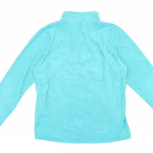 Regatta Women's Blue Fleece 1/4 Zip Sweatshirt Size 14