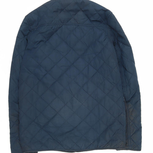 Firetrap Men's XS Blue Quilted Jacket - Casual & Warm