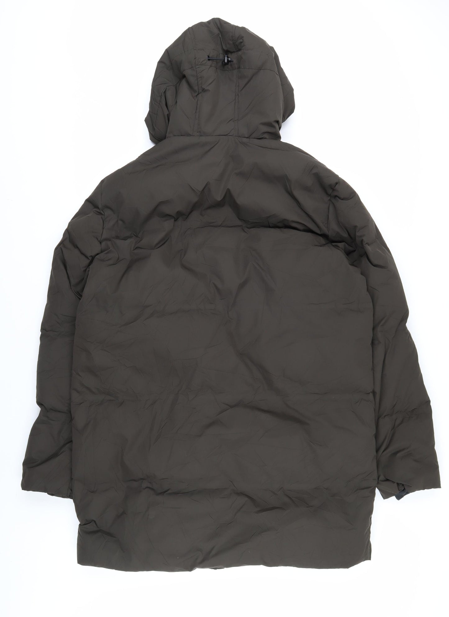 Marks and Spencer Unisex Green Puffer Jacket L
