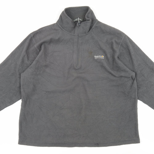 Regatta Men's Grey 2XL Fleece Pullover Sweatshirt