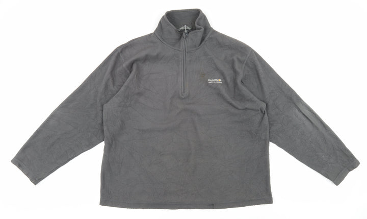 Regatta Men's Grey 2XL Fleece Pullover Sweatshirt