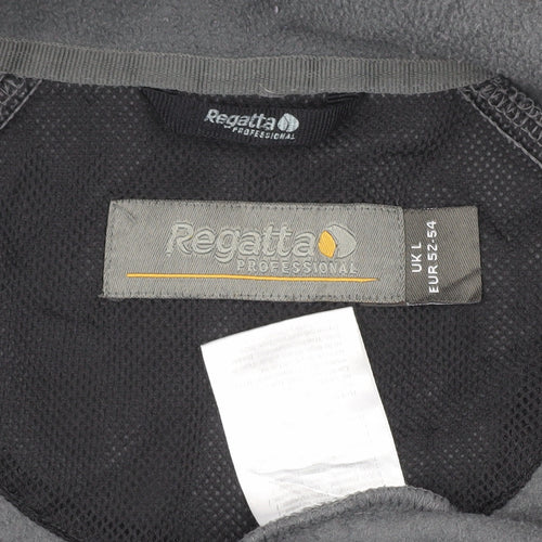 Regatta Men's Grey Windbreaker Jacket L Lightweight Outdoor