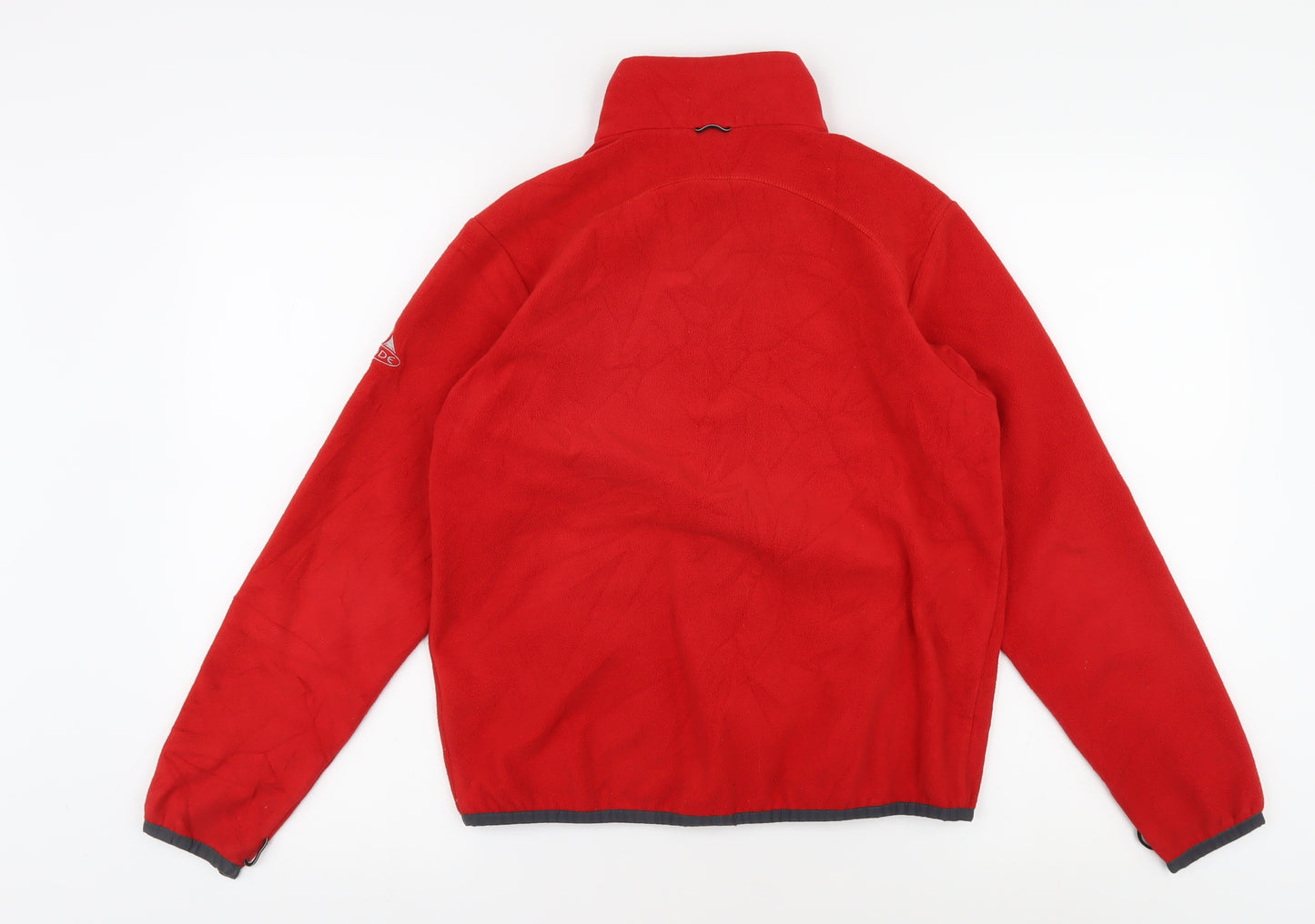Vaude Boys Red Basic Jacket, Size 152, Fleece, Full Zip