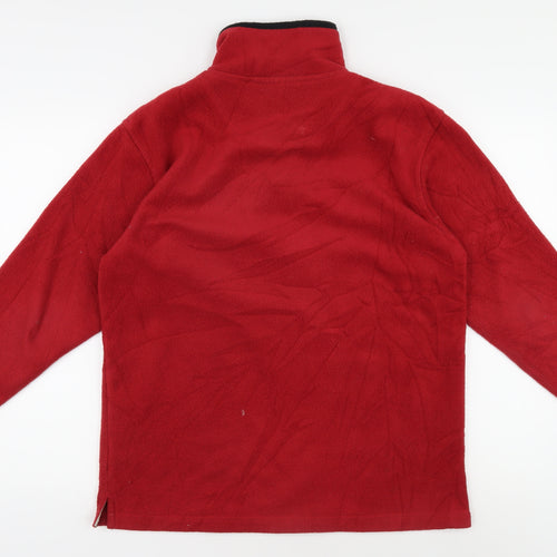 Style Unlimited Unisex Red Fleece Pullover Sweatshirt L