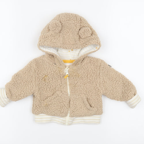 Mountain Warehouse Beige Unisex Baby Puffer Jacket 3-6 Mths