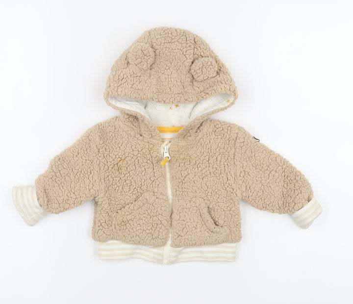 Mountain Warehouse Beige Unisex Baby Puffer Jacket 3-6 Mths