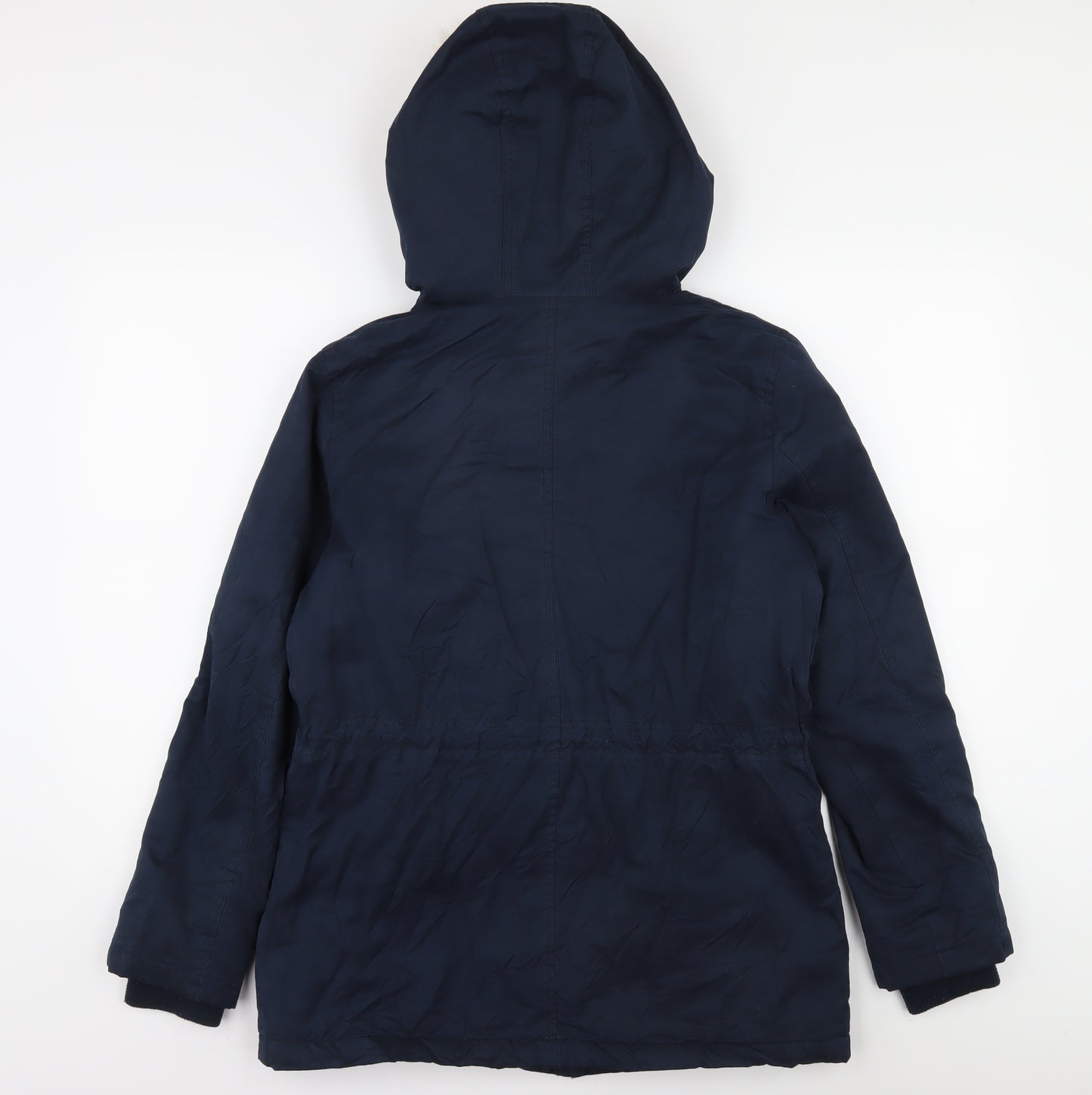 Oasis Women's Blue Parka Coat, Size S, Winter Insulated