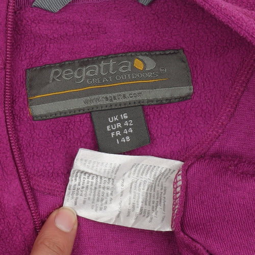 Regatta Women's Purple Pullover Sweatshirt, Size 16