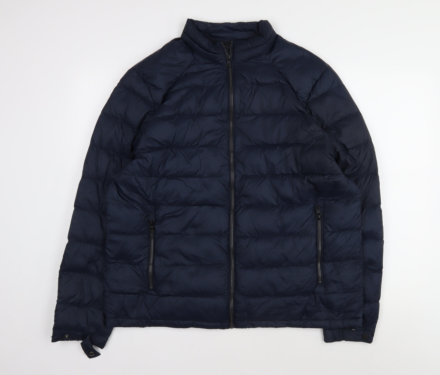 Marks and Spencer Men's Blue Puffer Jacket XL