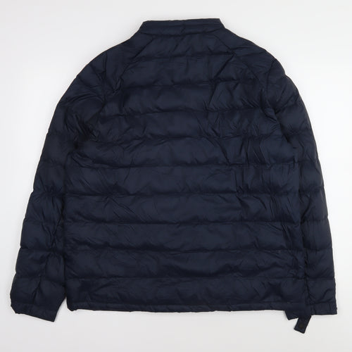Marks and Spencer Men's Blue Puffer Jacket XL