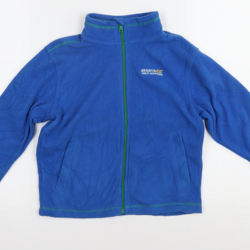 Regatta Boys Blue Fleece Jacket 6 Years Lightweight Full Zip