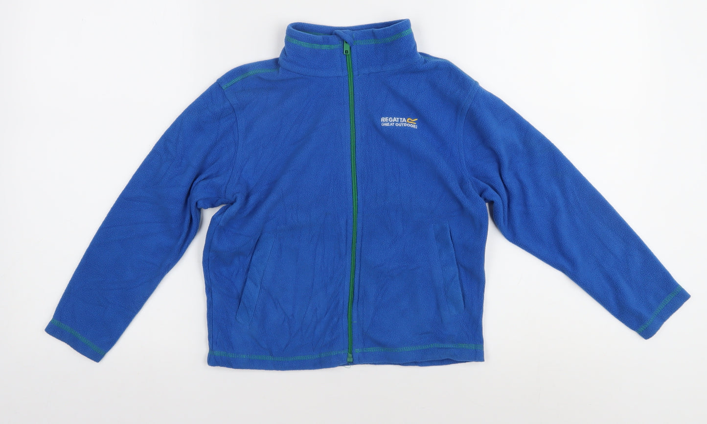Regatta Boys Blue Fleece Jacket 6 Years Lightweight Full Zip