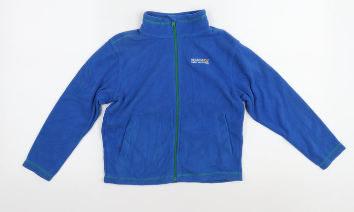Regatta Boys Blue Fleece Jacket 6 Years Lightweight Full Zip