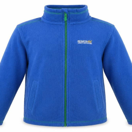 Regatta Boys Blue Fleece Jacket 6 Years Lightweight Full Zip