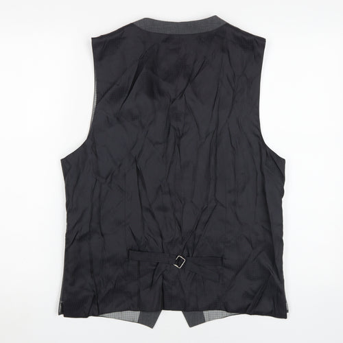 Skopes Men's Grey Suit Waistcoat 40R Regular Fit