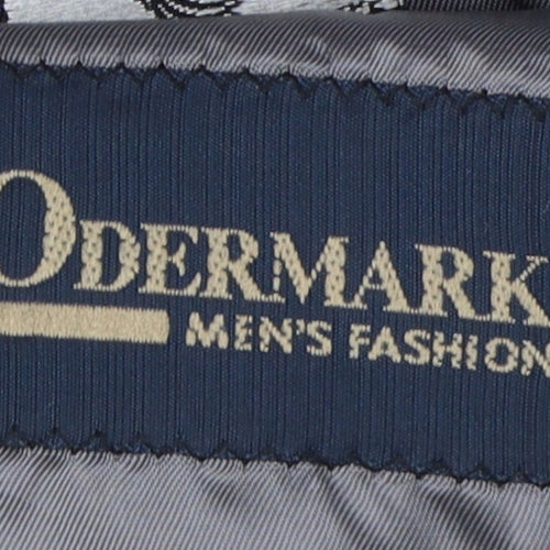Odermark Mens Grey Wool Check Blazer 40S