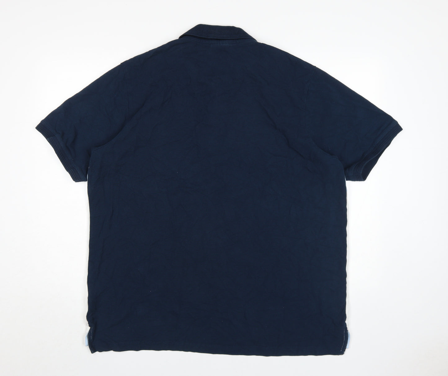Pierre Cardin Men's Blue 3XL Colourblock Polo Shirt
