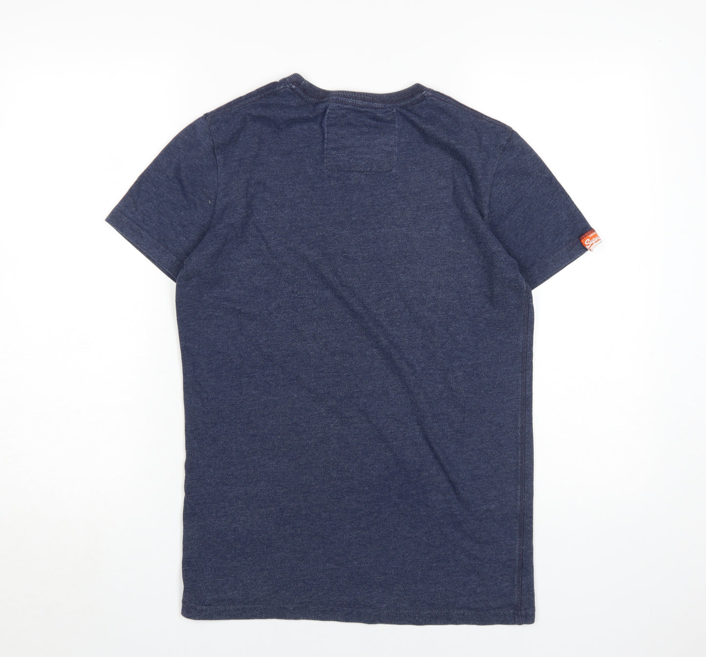 Superdry Women's Blue T-Shirt, Size S, Casual Style