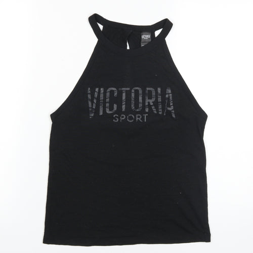 Victoria Sport Women's Black XS Halter Tank Top