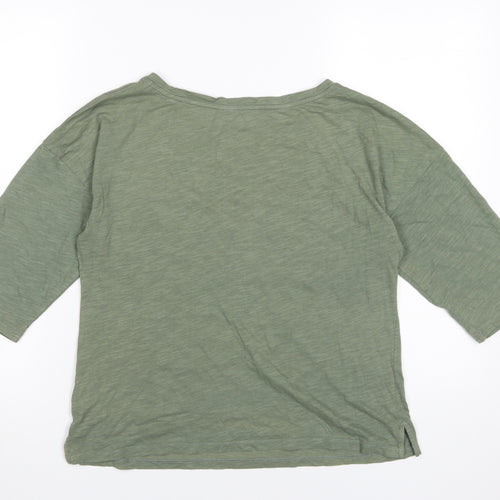 Boden Women's Green T-Shirt, Size S, Basic Style