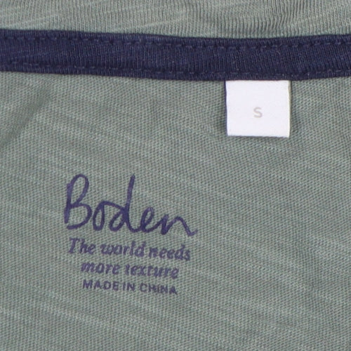 Boden Women's Green T-Shirt, Size S, Basic Style