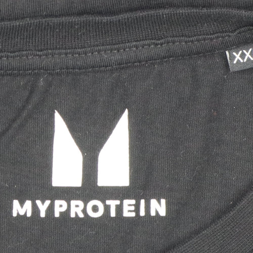 MyProtein Men's Black XXL Graphic Logo T-Shirt