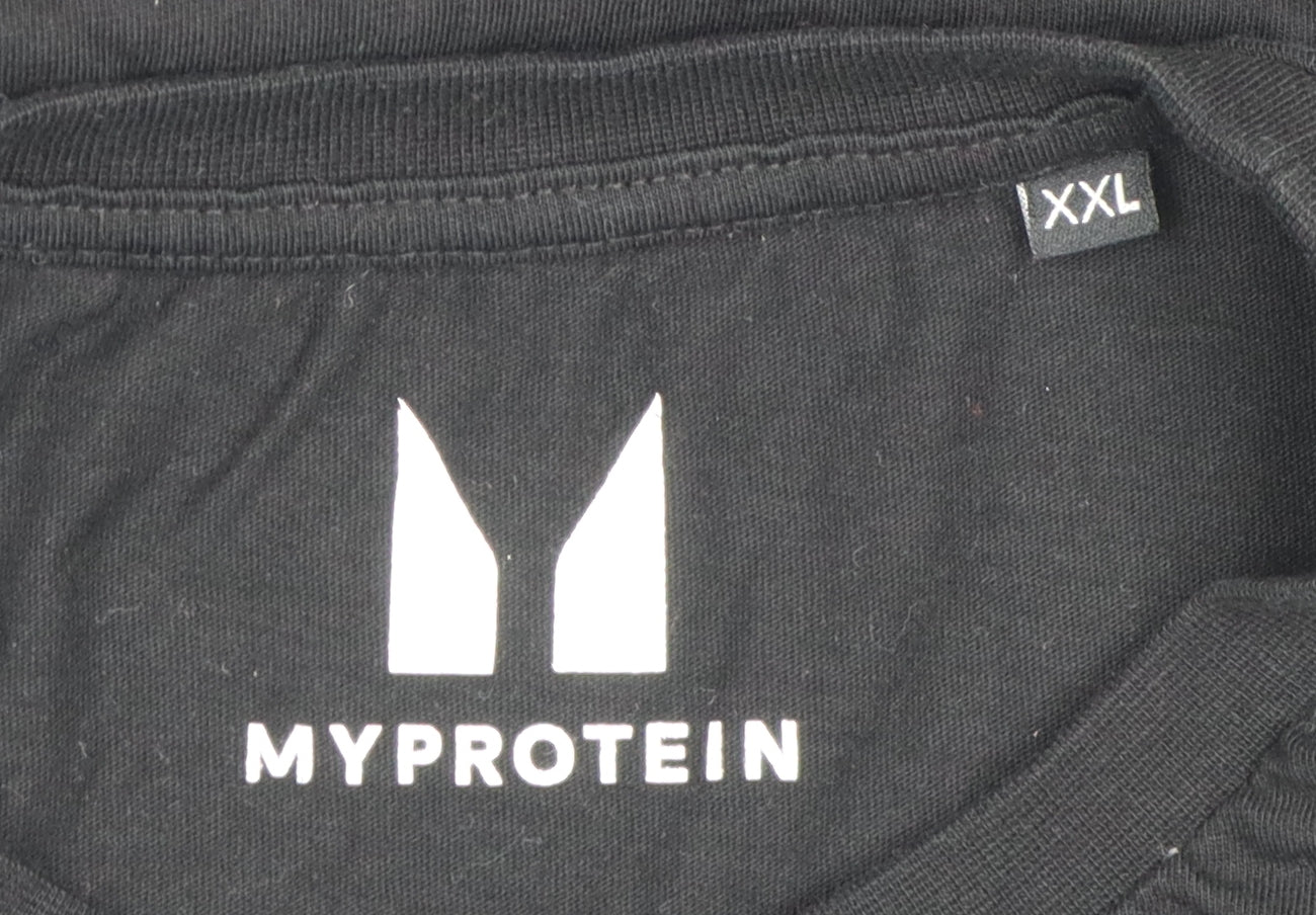 MyProtein Men's Black XXL Graphic Logo T-Shirt