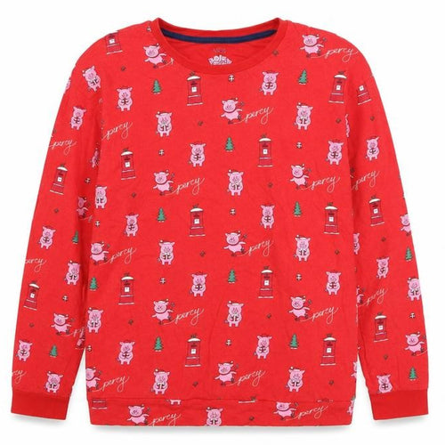 Marks and Spencer Girls Red Percy Pig Pyjama Top 13-14 Years