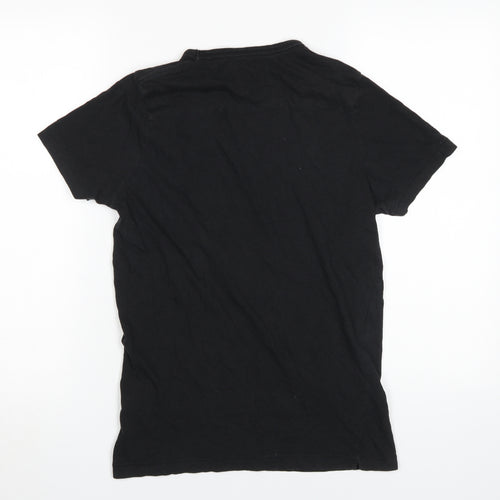 French Connection Black Cotton Men's T-Shirt, Size S