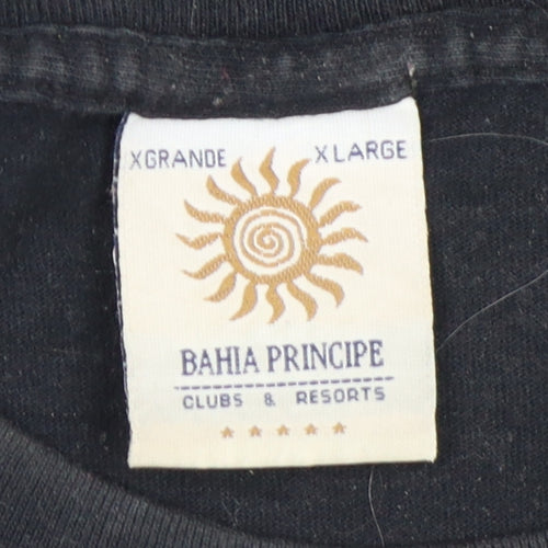 Bahia Principe Men’s Black XL Graphic T-Shirt