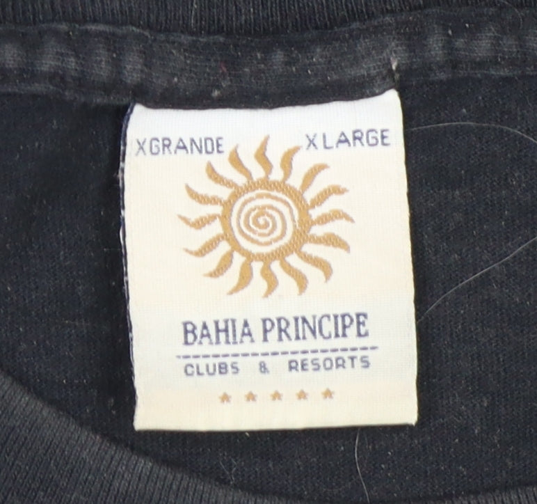 Bahia Principe Men’s Black XL Graphic T-Shirt