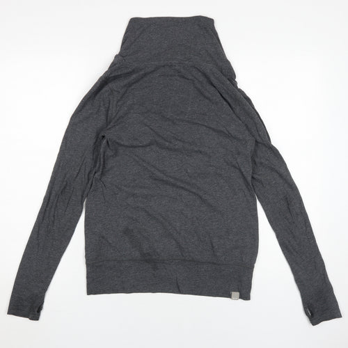 Bench Women's Black Parka Jacket with Hood - Size L