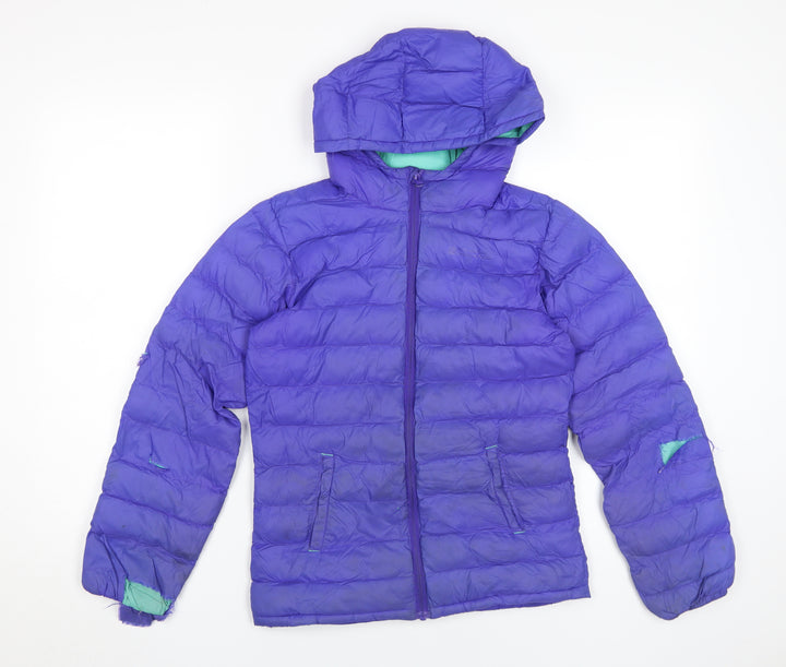 Mountain Warehouse Girls Purple Puffer Jacket 9-10 Years