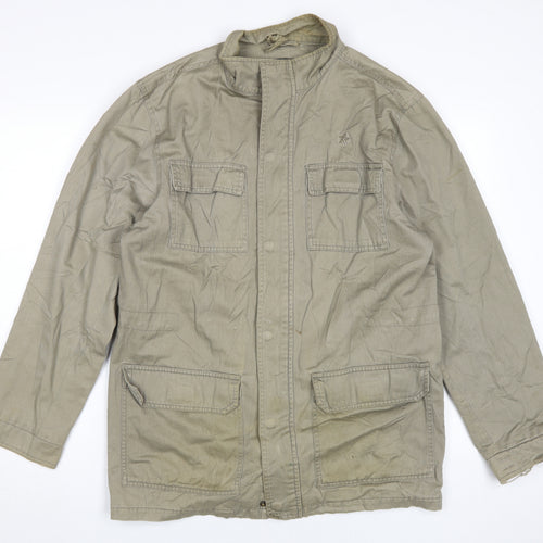 Etcetera Men's Beige Military Jacket M