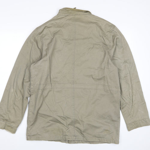Etcetera Men's Beige Military Jacket M