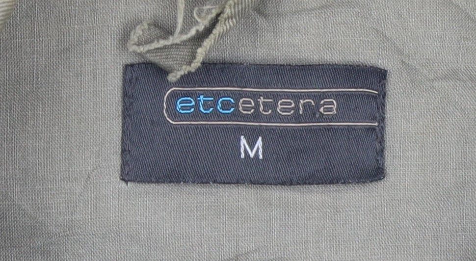 Etcetera Men's Beige Military Jacket M