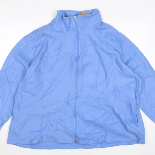 Anne De Lancay Blue Women's 2XL Fleece Jacket