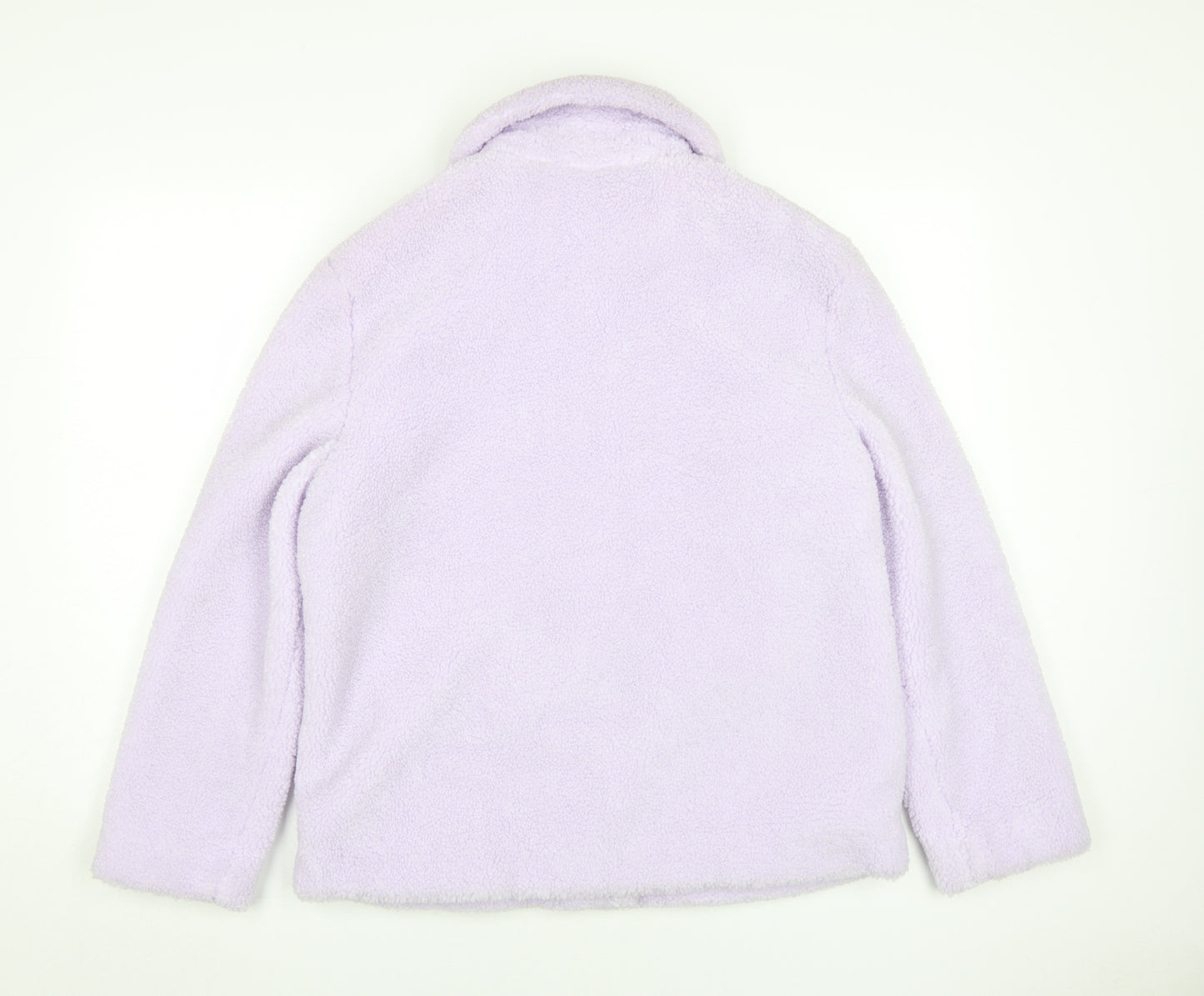 Marks and Spencer Women's Purple Fleece Jacket Size 10