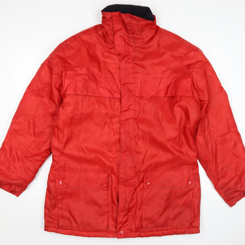 Discovery World Cruises Red Men's Puffer Jacket M
