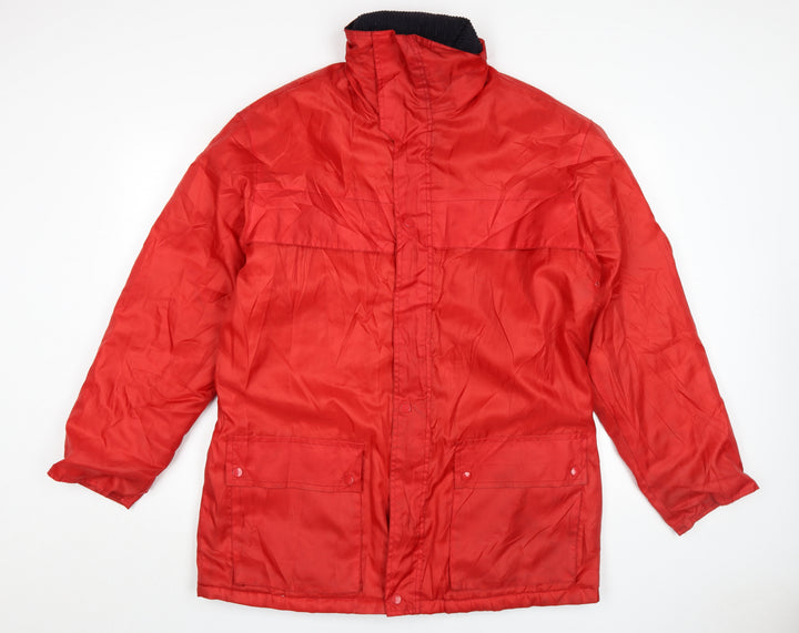 Discovery World Cruises Red Men's Puffer Jacket M