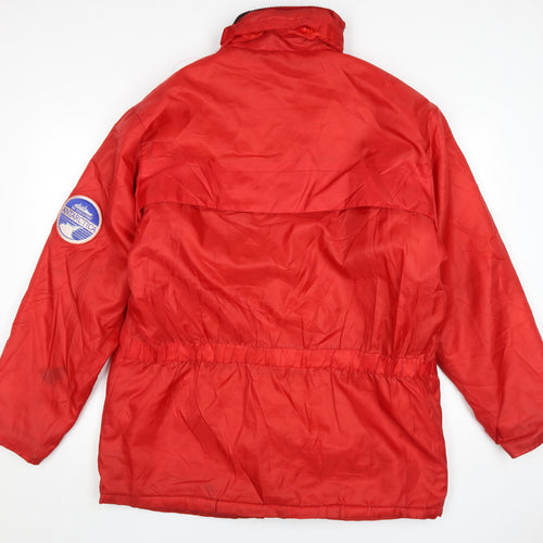 Discovery World Cruises Red Men's Puffer Jacket M