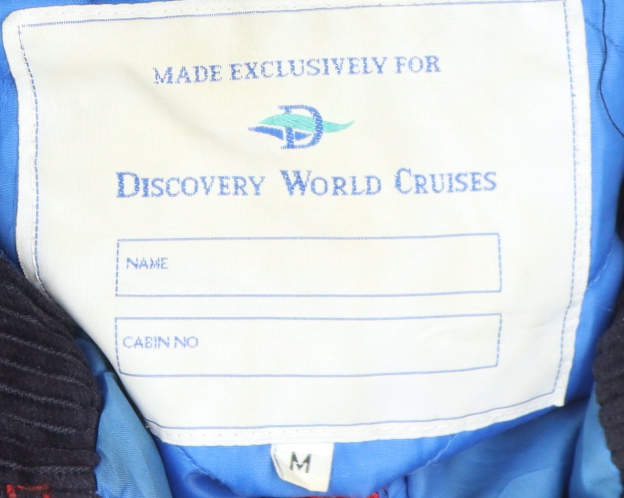 Discovery World Cruises Red Men's Puffer Jacket M