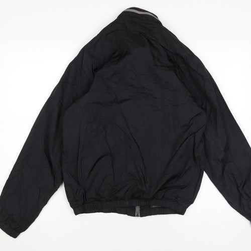 Rockport Men's Black Windbreaker Jacket S Casual