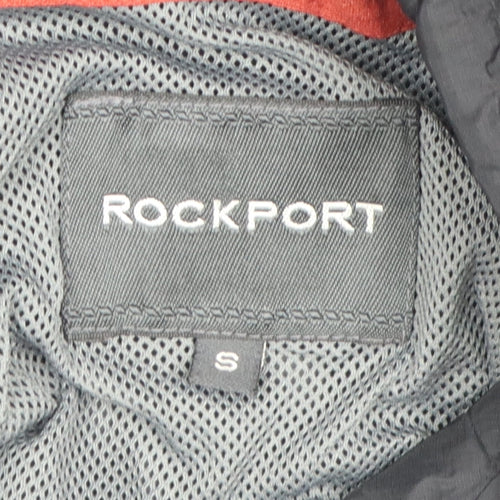 Rockport Men's Black Windbreaker Jacket S Casual