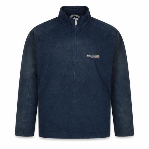 Regatta Men's Blue 1/4 Zip Fleece Sweatshirt S