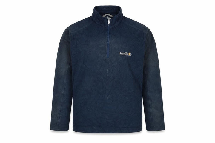 Regatta Men's Blue 1/4 Zip Fleece Sweatshirt S
