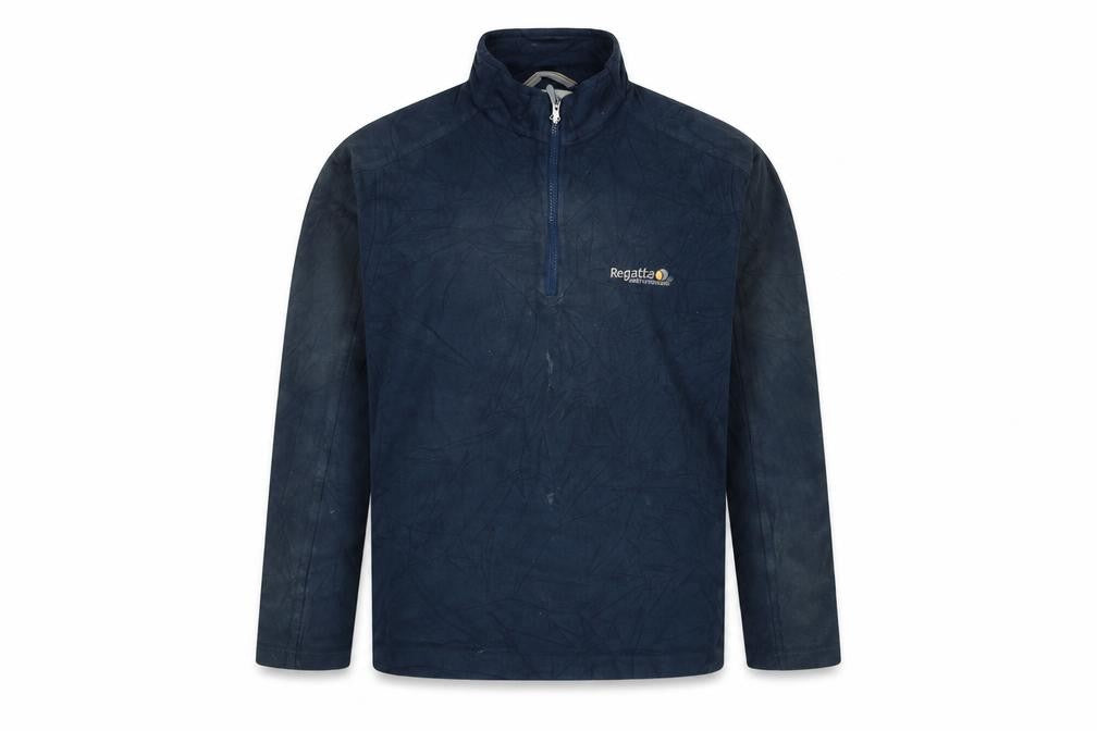 Regatta Men's Blue 1/4 Zip Fleece Sweatshirt S