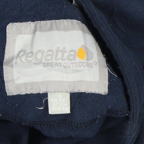Regatta Men's Blue 1/4 Zip Fleece Sweatshirt S