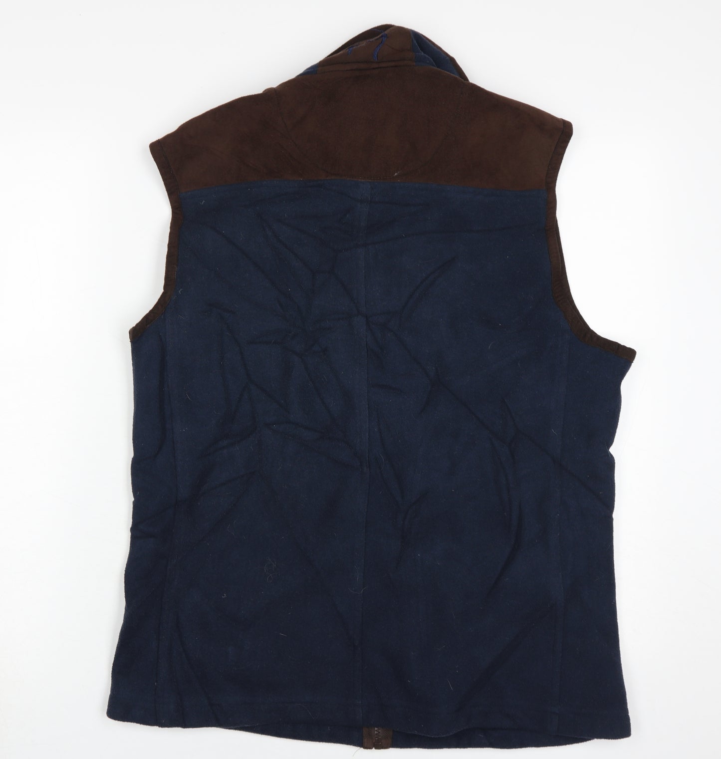 Rydale Men's Blue Fleece Waistcoat S - Zipped Pockets