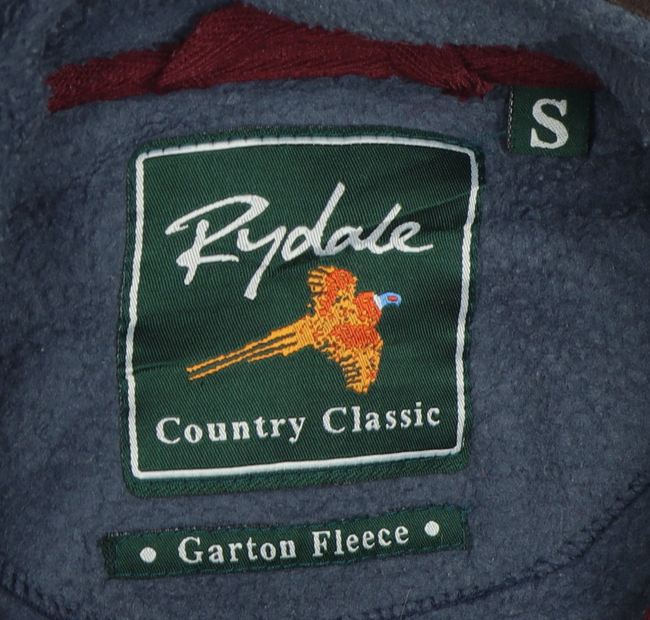Rydale Men's Blue Fleece Waistcoat S - Zipped Pockets